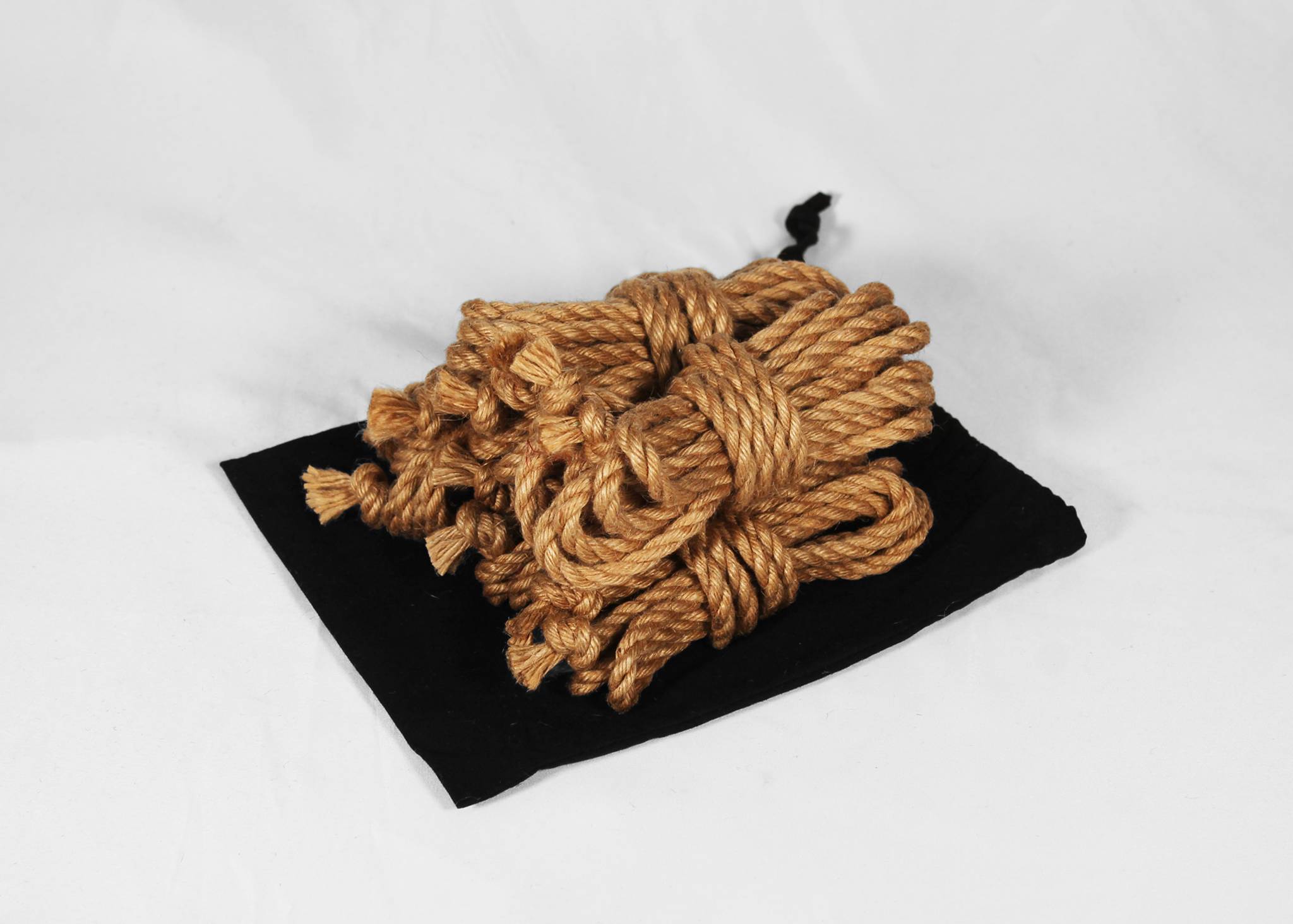 Bag O' Bits • short jute ropes for finishing ties