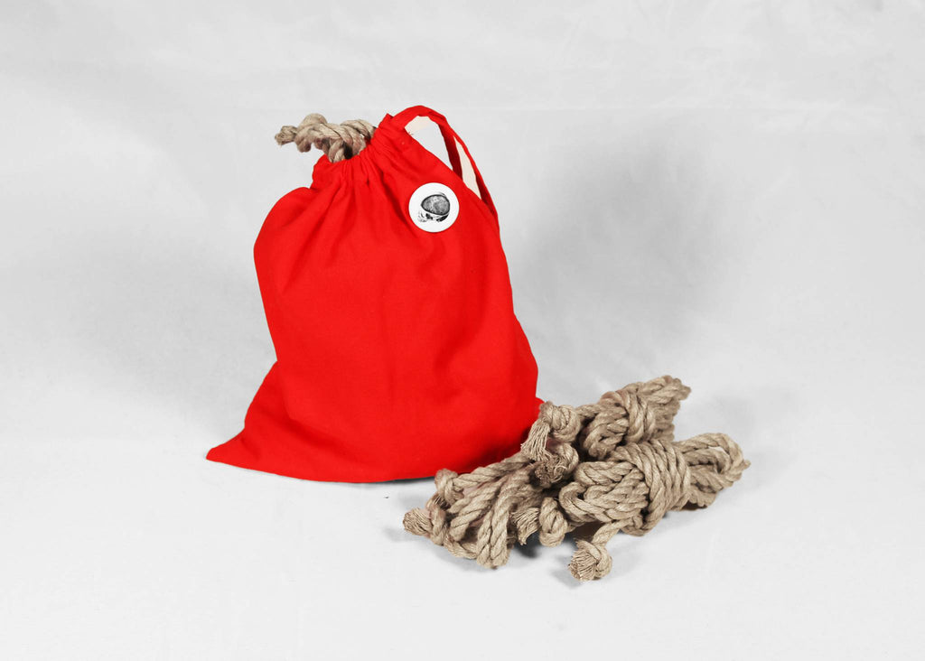 Bag O' Bits • short jute ropes for finishing ties