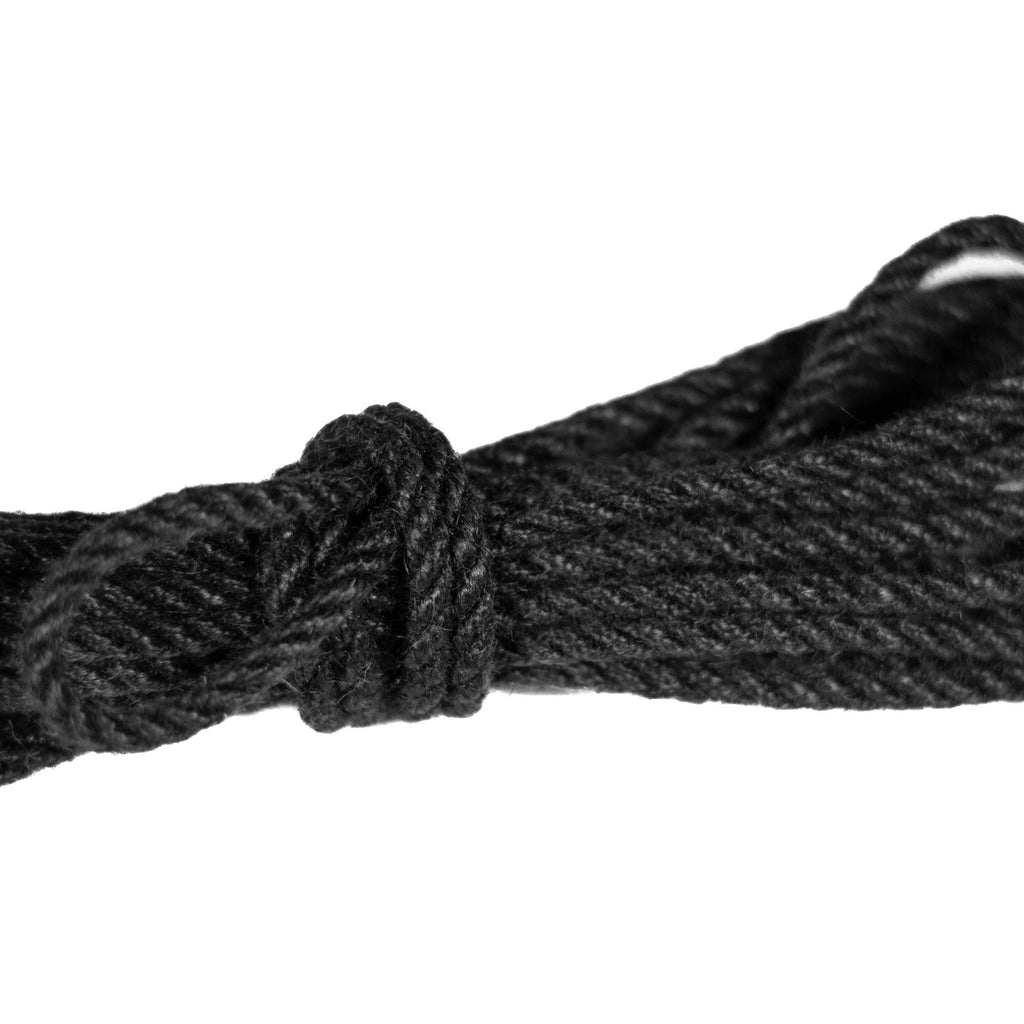 Black jute rope · 5mm double-ply (treated)