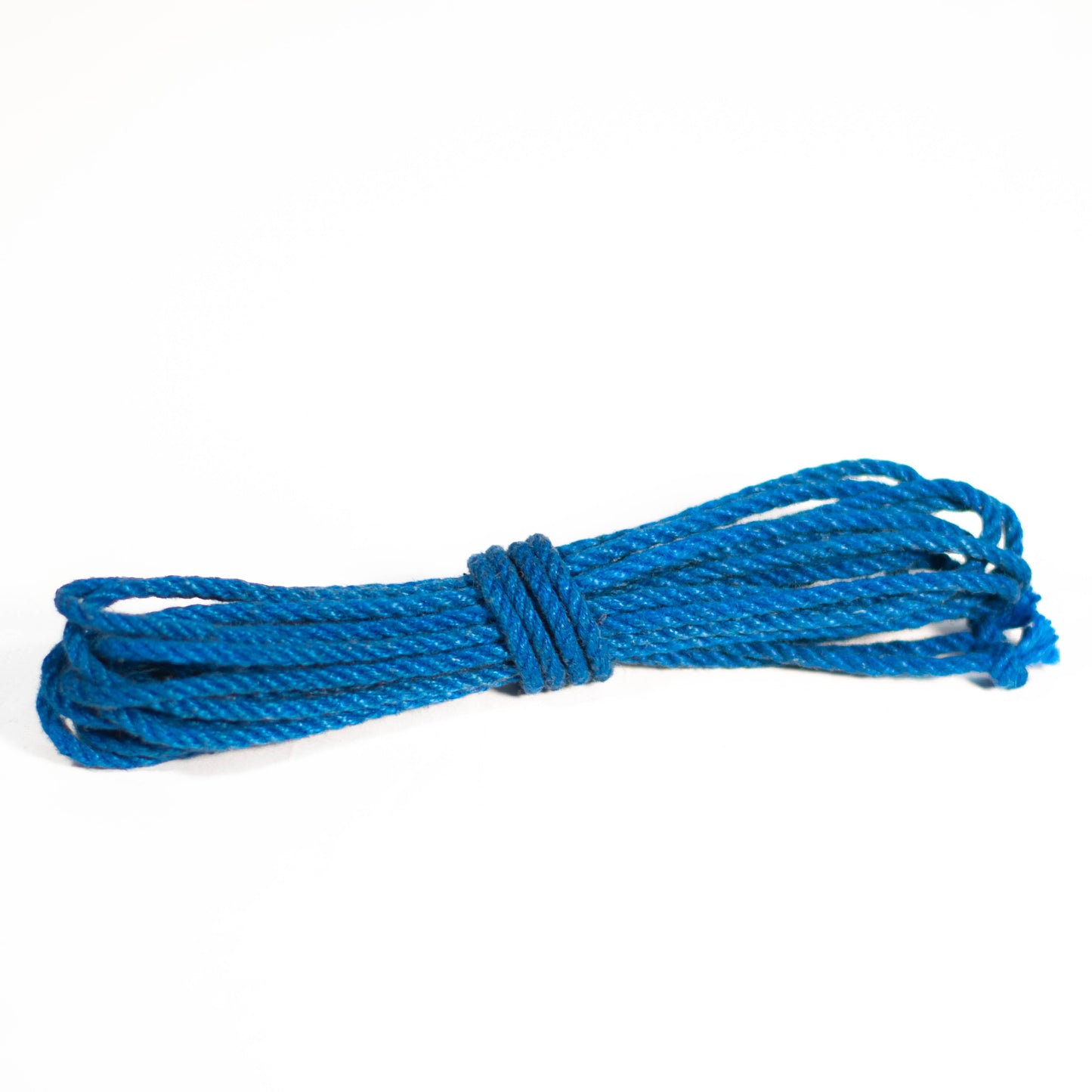 N E W - Treated Rope - 4mm Anatomie Blue Jute Rope Shibari Rope Single Length 